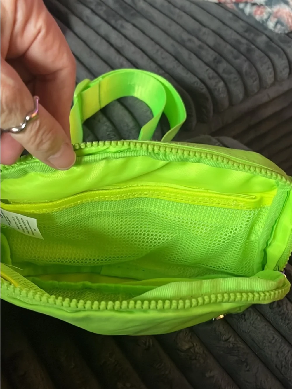 lululemon athletica Neon Lime Crossbody Bag